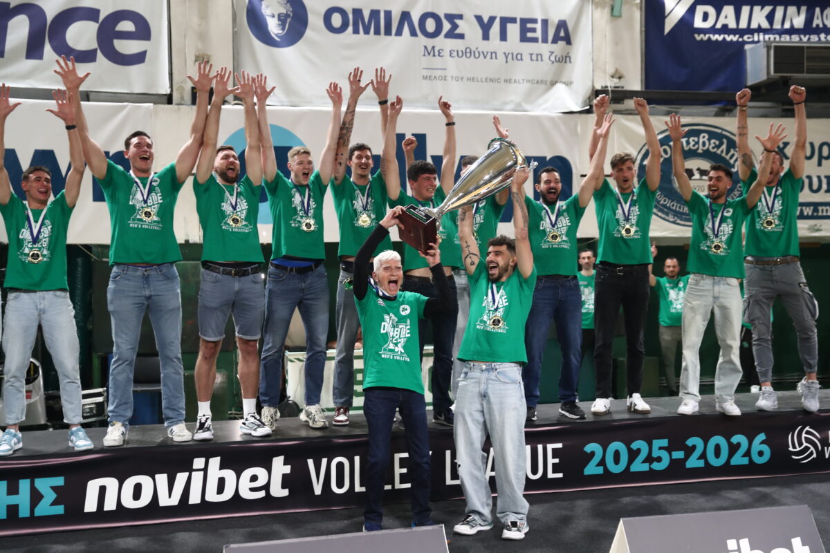 «Πράσινη» γιορτή τίτλου με αποθέωση στο κατάμεστο «Παύλος Γιαννακόπουλος» (pics & vids)