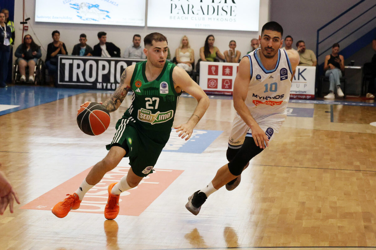 Τα highlights από τη νίκη πρόκρισης του Παναθηναϊκού επί της Μυκόνου