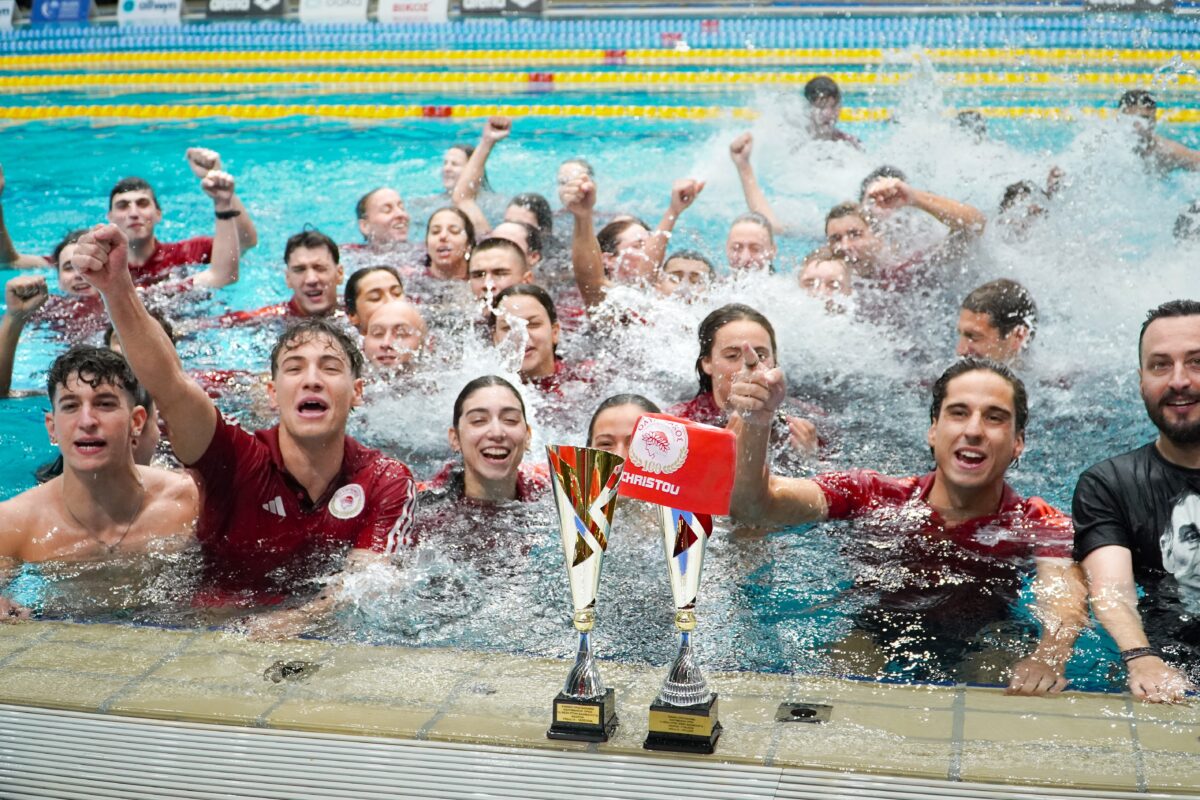 Πρωταθλητής Ελλάδας στην κολύμβηση για 67η φορά ο Ολυμπιακός