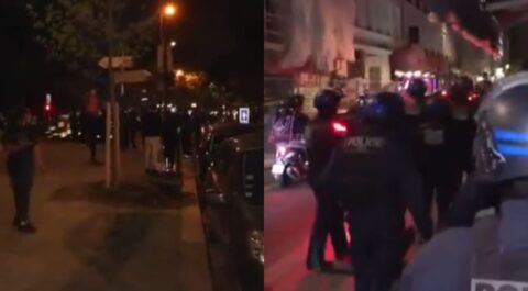 Χαμός στο Παρίσι με επεισόδια και τραυματισμούς μετά την πρόκριση της Παρί Σεν Ζερμέν (vid)