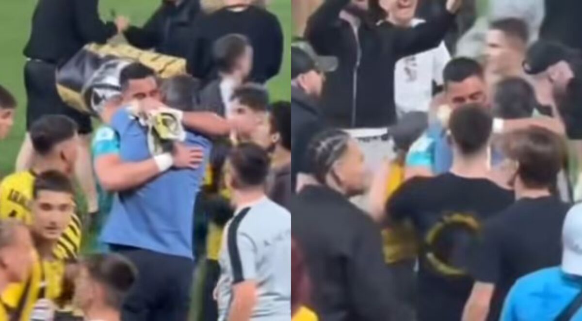 Συγκινητικές στιγμές στην Allwyn Arena: Η τρυφερή αγκαλιά του Στρακόσια με τον πατέρα του μετά την κατάκτηση του πρωταθλήματος (vid)