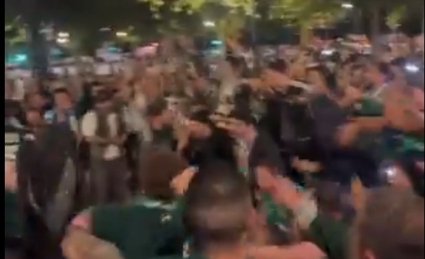 «Πράσινη» παράνοια στη Βαλένθια – Οπαδοί έκαναν T-Center την πόλη (vid)