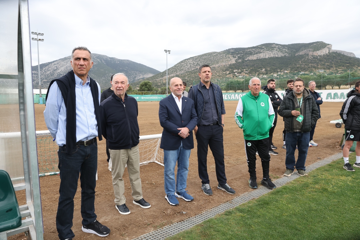 Στο Κορωπί ο Αλαφούζος για την κούπα της Κ17 του Παναθηναϊκού – Ποιοι τον συνόδευσαν (pics)