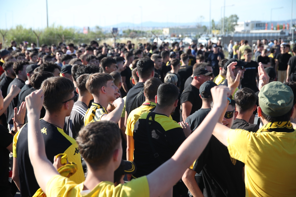 «Κιτρινίζει» το αεροδρόμιο «Μακεδονία» για τον Σπανούλη (pics & vid)