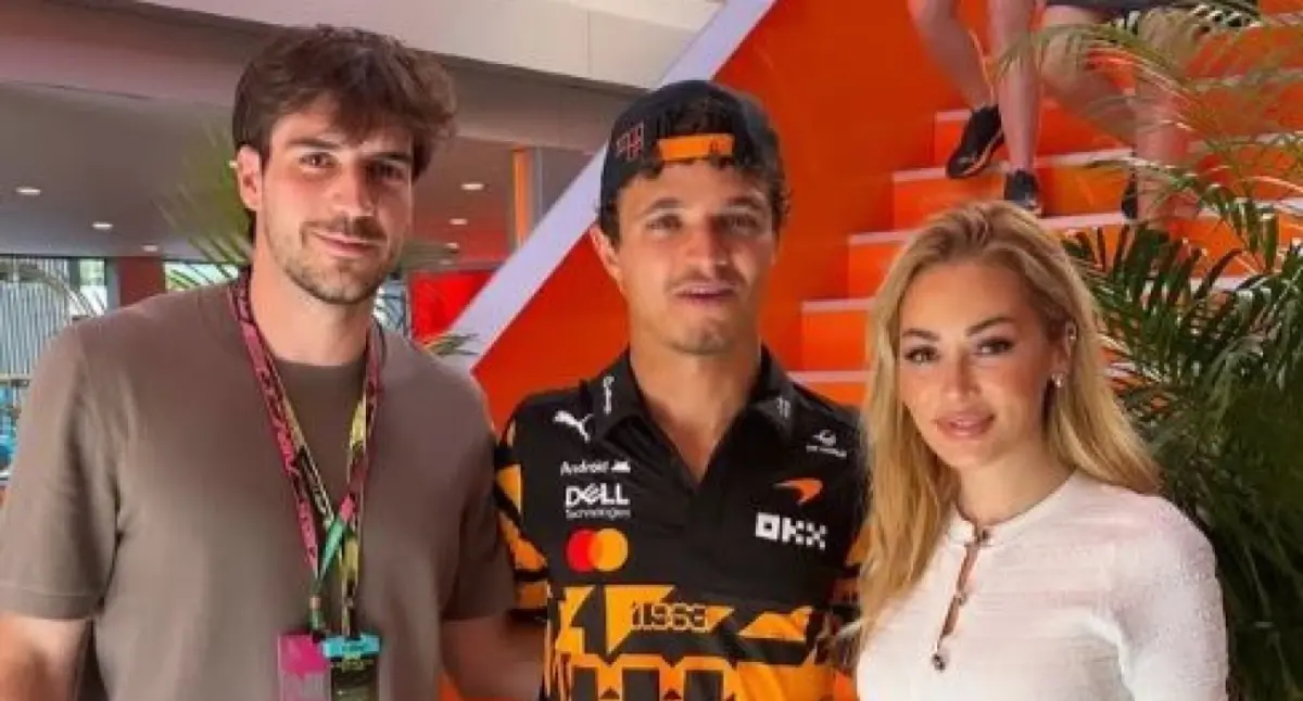 Ιωαννίδης και Βουλγαράκη στο Grand Prix της Βαρκελώνης – Φωτωγραφήθηκαν με τον Λάντο Νόρις