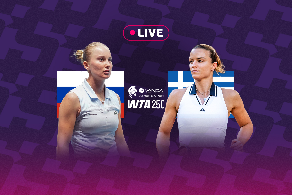 LIVE: Κουντερμετόβα -Σάκκαρη στο Athens Open