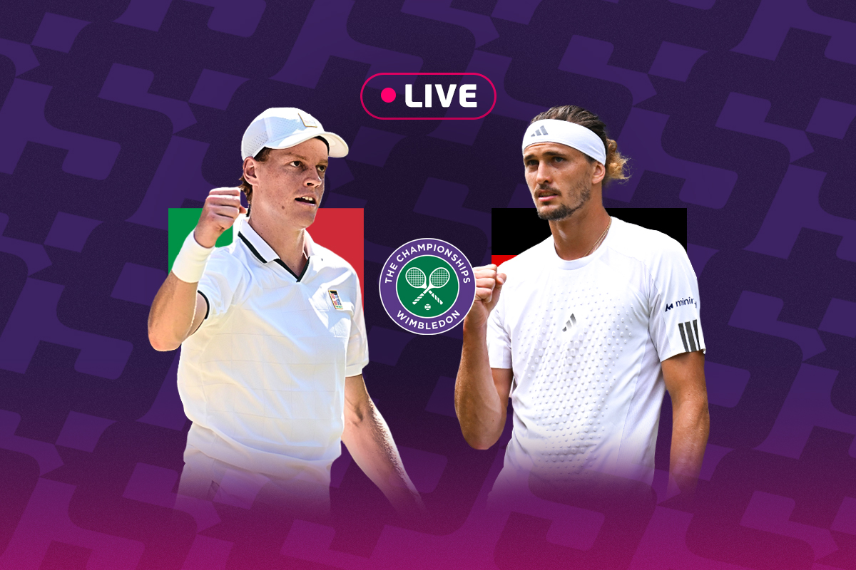 LIVE: Σίνερ – Ζβέρεφ στον τελικό του Wimbledon