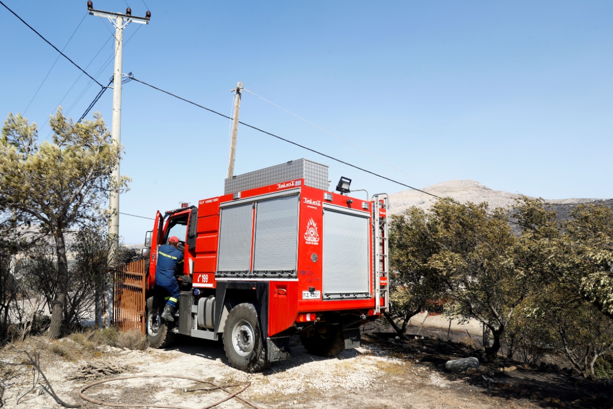 Φωτιά στην Κερατέα – Ήχησε το 112