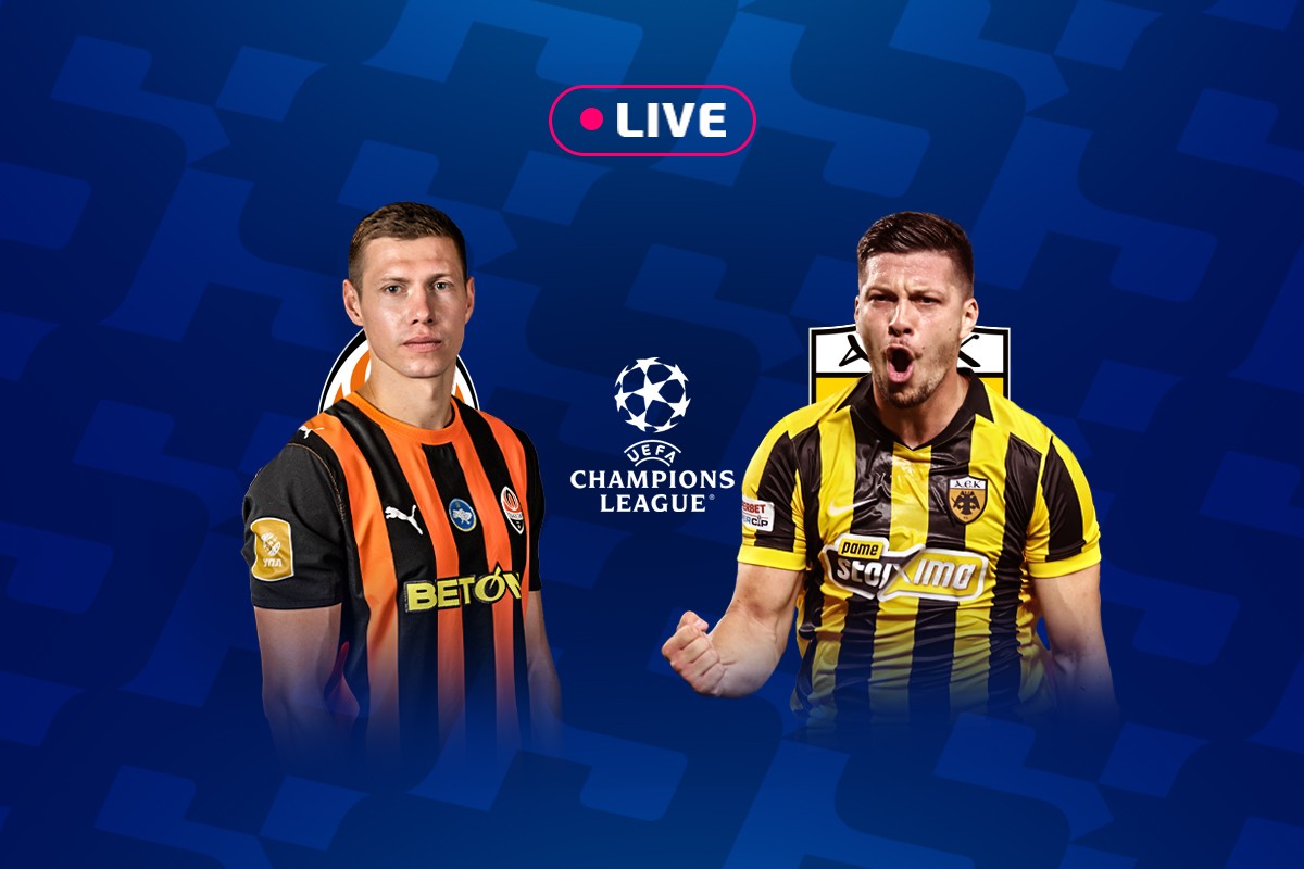 LIVE: ΣΑΧΤΑΡ ΝΤΟΝΕΤΣΚ – ΑΕΚ