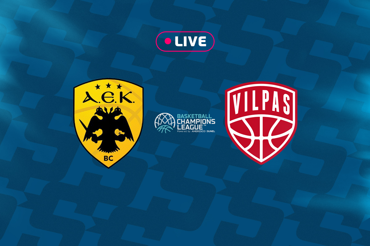 LIVE: ΑΕΚ – ΣΑΛΟΝ ΒΙΛΠΑΣ